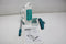 Leifheit Dry & Clean - raamzuiger met inwasser en steel - 43 cm - Turquoise