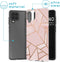 iMoshion Hoesje Geschikt voor Samsung Galaxy A12 Hoesje Siliconen - iMoshion Design hoesje - Roze / Meerkleurig / Goud / Pink Graphic