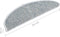 vidaXL - Trapmatten - zelfklevend - 15 - st - sisal-look - 56x17x3 - cm - blauw