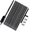 vidaXL - Grondboor - 100 - mm - met - 9 - m - verlengstuk - Staal