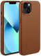 Accezz MagSafe Leather Backcover - Krasbestendig - Bruin (iPhone 13)