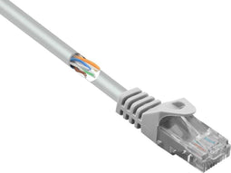 Renkforce RF-5047508 RJ45 Netwerkkabel, patchkabel CAT 5e U/UTP 0.50 m Grijs Snagless 1 stuk(s)