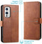 iMoshion Hoesje Geschikt voor OnePlus 9 Hoesje Met Pasjeshouder - iMoshion Luxe Bookcase - Bruin