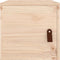 vidaXL - Wandkast - 31,5x30x30 - cm - massief - grenenhout