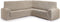 Bankbedekking Eysa ROC Beige 110 x 120 x 450 cm Hoekpunt