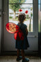 Great Pretenders Verkleedkledij Lieveheersbeestje hoofdband met vleugels -Vanaf 3 jaar - Rood