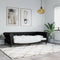 vidaXL - Slaapbank - 100x200 - cm - kunstleer - zwart