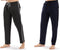 Milanoro - Set van 2 comfortabele joggingbroeken - Ademend - Marineblauw/Antraciet (2 stuks)
