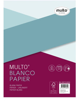 Multo MU-3007310950 - Ringbandinterieur A5 - 50 vel 80 grams - Wit