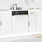 vidaXL - Vaatwaspaneel - Kalmar - 60x1,5x67 - cm - bewerkt - hout - hoogglans - wit