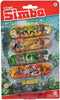 Simba Vinger Skateboard - Set van 4 - 8 cm - Voor kinderen vanaf 5 jaar (4 stuks)