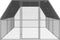 vidaXL - Kippenhok - 3x6x2 - m - gegalvaniseerd - staal