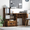 vidaXL - Lade - kast - in - Rokende - Eik - 55x45x33,5 - cm - Gelaagd - Hout