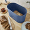 Swan Nordic Broodtrommel – Deksel Te Gebruiken Als Snijplank – Blauw