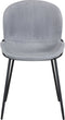 Richmond Stoel Ella Steel velvet (Quartz Steel 806)