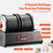 Rock Tumbler Machine, 8 lbs Large Capacity Dual Barrels Rock Polishing Machine, 9 Speed Settings 9-D