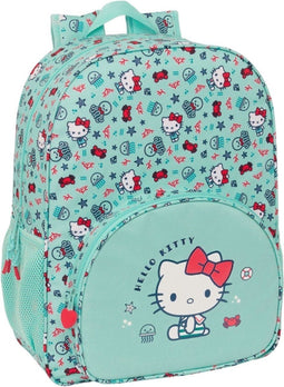 Tas, Rugzak, Schoolrugzak - Hello Kitty 'Sea Lovers' (33x42x14 cm) - Turkoois