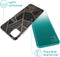 iMoshion Hoesje Geschikt voor Samsung Galaxy A22 (5G) Hoesje Siliconen - iMoshion Design hoesje - Zwart / Meerkleurig / Goud / Black Graphic