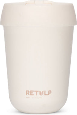 Retulp Travel Mug - Koffiebeker to go - 275 ml - Koffiemok - Chalk White