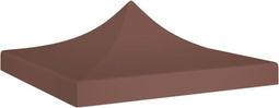 vidaXL - Partytentdak 270 g/m² - 2x2 m UV- en waterbestendig - bruin