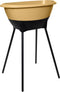 LUMA Honey Mustard - Bad- en verzorgingsset - Babybadje billendoekjesdoos kam borstel thermometer - Zwart - Honing Mosterd