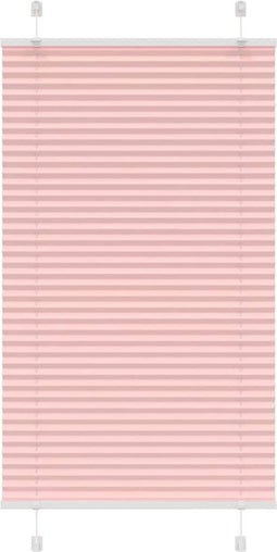 vidaXL - Plissé - rolgordijn - 70x150 - cm - stofbreedte - 69,4 - cm - polyester - roze