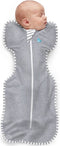Love to Dream™ Swaddle Up™ - Inbakerslaapzak - ARMS UP™ - Grijs - Small 1.0 TOG (3.5 - 6 kg)