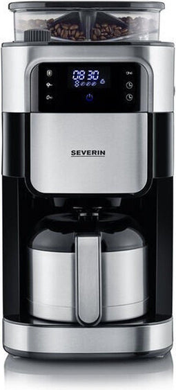 Severin KA 4814 - Bonen Filterkoffiezetapparaat - Perfect Grind-technologie - RVS thermoskan