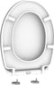 Allibert Dolceo - WC-zitting - Geruisloze sluiting RVS scharnieren - Mat wit - 37 x 5,5 x 46,5 cm
