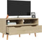 vidaXL - Tv-meubel - 90x40x48,5 - cm - bewerkt - hout - sonoma - eikenkleurig