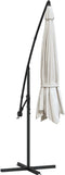 vidaXL - Zweefparasol - 3,5 - m - zandwit