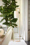 Light & Living Vloerlamp Donio - Naturel/Crème - 33.5x28x155cm - Modern - Staande lampen voor Woonkamer - Slaapkamer