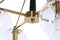 Plafondlamp DKD Home Decor 50 x 50 x 144 cm Kristal Gouden Metaal 50 W