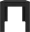 vidaXL - Eettafel - Zwart - Eiken - 140x74,5x76 - cm - Geengineerd - Hout