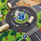 Kids Globe - Speelkleed Verkeer - LED verkeerslichten - 120x72 cm