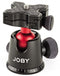 Joby BallHead 5K - Statiefkop - Draagvermogen 5 kg - Zwart met rode accenten