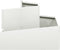 vidaXL - Tuinplantbak - Wit - 60x60x50 - cm - Staal