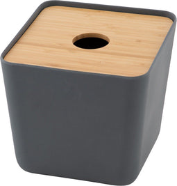 Point-Virgule Tissuebox - Grijs - Met deksel - vierkant