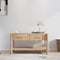vidaXL - Salontafel - 82x48x45 - cm - bewerkt - hout