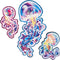 UNIDRAGON Houten Puzzel Voor Volwassenen Dier - Zwervende Kwallen - 100 stukjes - Small 26x26 cm