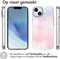 iMoshion Hoesje Geschikt voor iPhone 14 Hoesje Siliconen - iMoshion Design hoesje - Meerkleurig / Sky