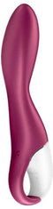 Satisfyer, Bluetooth G-spot vibrator, Heated Thrill, 20,5 cm, met app, met warmtefunctie, gemaakt van siliconen