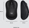 Logitech M220 Silent - Draadloze Muis - 90% stiller - Grijs