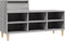 vidaXL - Schoenenkast - 102x36x60 - cm - bewerkt - hout - sonoma - grijs