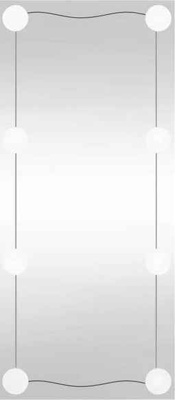 vidaXL - Wandspiegel - met - LED's - rechthoekig - 50x100 - cm - glas