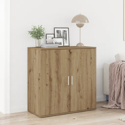 vidaXL - Sideboard - Artisan - Eiken - 79x38x80 - cm - Geengineerd - Hout