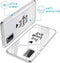 iMoshion Hoesje Geschikt voor Samsung Galaxy A41 Hoesje Siliconen - iMoshion Design hoesje - Transparant / Zwart / Live Laugh Love