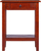 vidaXL - Wandtafel - 60x30x75 - cm - massief - mahoniehout - klassiek - bruin
