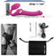 Strap-On-Me - Vibrerende Strapless Strap-on Voorbinddildo Met Luchtdruk Stimulatie - Roze