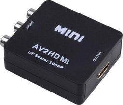 Garpex® Tulpen naar HDMI Converter - AV naar HDMI Adapter - Analoog naar Digitaal - Wit